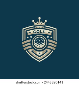 Golf logo vector. EPS 10 editable vector
