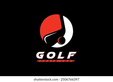 Golf logo vector graphic for any business especially for sport team, club, community.