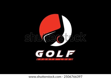 Golf logo vector graphic for any business especially for sport team, club, community.