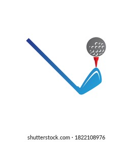 Golf logo vector icon illustration