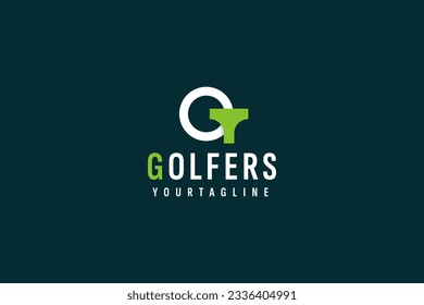 golf logo vector icon illustration