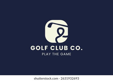 Golf logo vector icon illustration