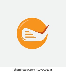 Golf logo vector icon stock illustration