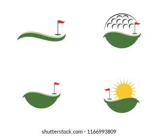 Golf logo vector template