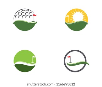 Golf logo vector template