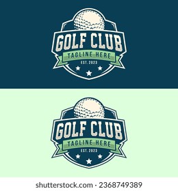 Golf logo vector template design illustration for golf club