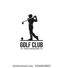 Golf logo vector template illustration