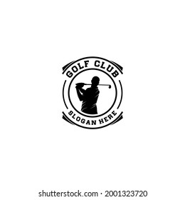 golf logo in white background