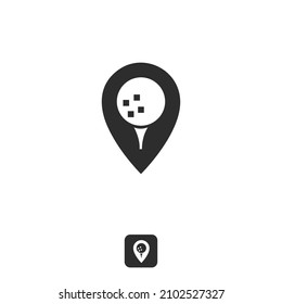 Golf logo for your business especially for application and web simple, minimalist and modern style editable