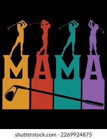 GOLF MAMA T SHIRT DESIGN