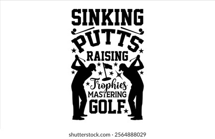 Golf Master -Designer T-Shirts vector  illustrator eps