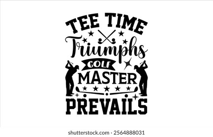 Golf Master -Designer T-Shirts vector  illustrator eps