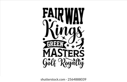 Golf Master -Designer T-Shirts vector  illustrator eps