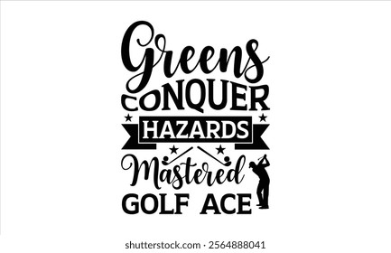 Golf Master -Designer T-Shirts vector  illustrator eps