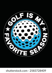 Golf Is My Favorite Season Cheer Fan