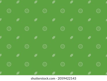 Golf pattern on green background. free space for text. poster. blank. copy space.