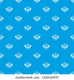 Golf pattern vector seamless blue repeat for any use