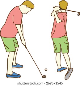 Golf player