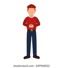 golf player avatar character