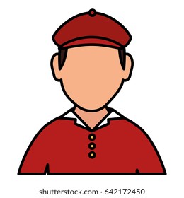 golf player avatar character
