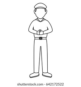 golf player avatar character