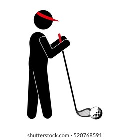 golf player avatar icon