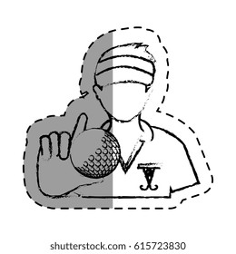 golf player avatar icon