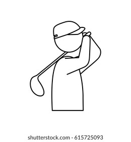 golf player avatar icon