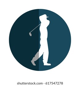 golf player avatar icon