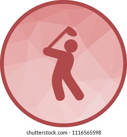 Golf Player Icon