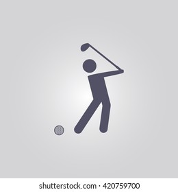 golf player icon