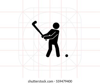Golf Player Icon