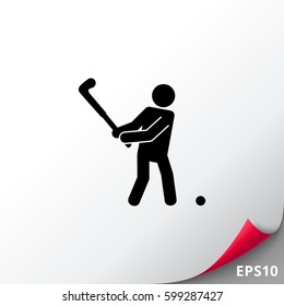 Golf Player Icon
