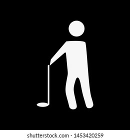 Golf Player icon for your project

