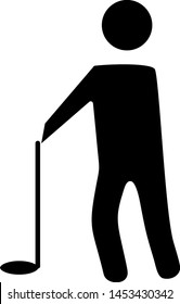 Golf Player icon for your project
