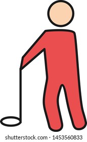 Golf Player icon for your project
