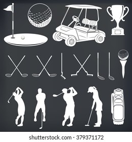 Golf Player Silhouette 