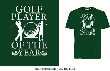 Golf player of the year T- shirt design