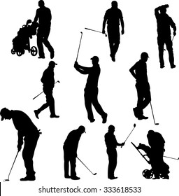 20,025 Golf clubs silhouette Images, Stock Photos & Vectors | Shutterstock