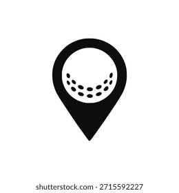 golf point sport logo vector illustration template design