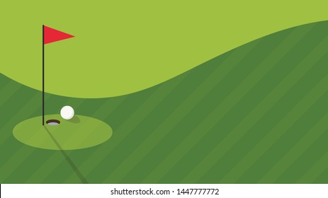 Golf poster design. Golf vector. background. free space for text. copy space.