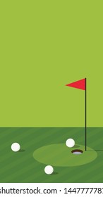 Golf poster design. Golf vector. background. free space for text. copy space.