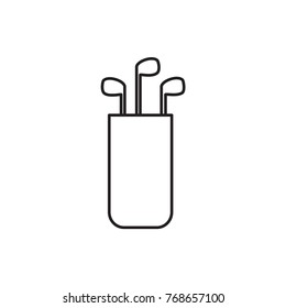 golf putter icon illustration isolated vector sign symbol