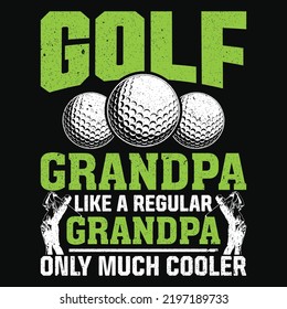 Golf Quotes Saying T-Shirt Design, Golfer Vector elements.