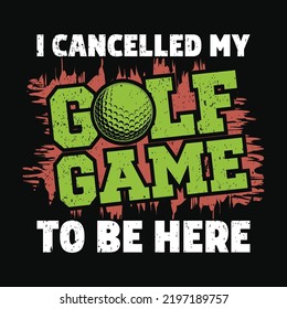 Golf Quotes Saying T-Shirt Design, Golfer Vector elements.