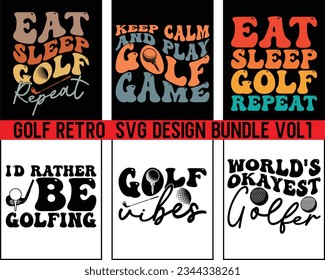 Golf Retro SVG Design Bundle Vol 1,funny Retro golf svg Bundle,Golfing svg,golf tee svg,funny golf Retro Design, golf lover,Sports svg,Golf Mom SVG,Golf Dad