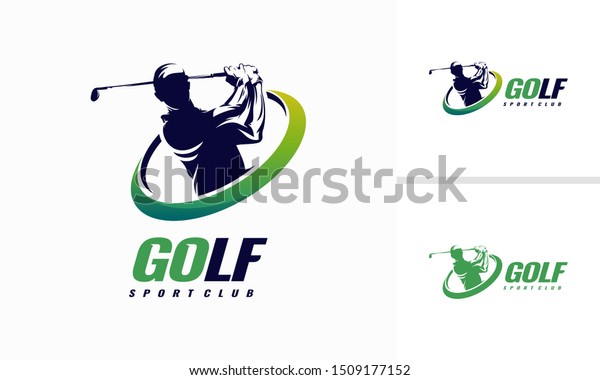 Golf Shield Logo Designs Golf Sport Stock Vector (Royalty Free) 1509177152