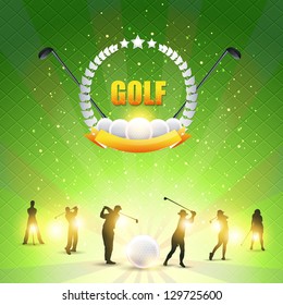 Golf Shiny Background