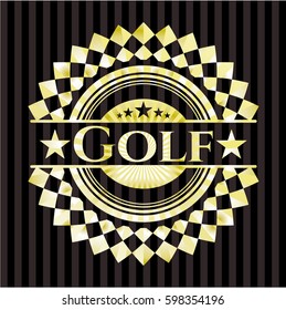 Golf shiny badge