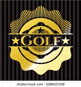 Golf shiny emblem